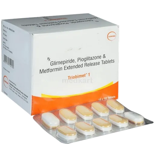 triobimet 1mg tablet 10's